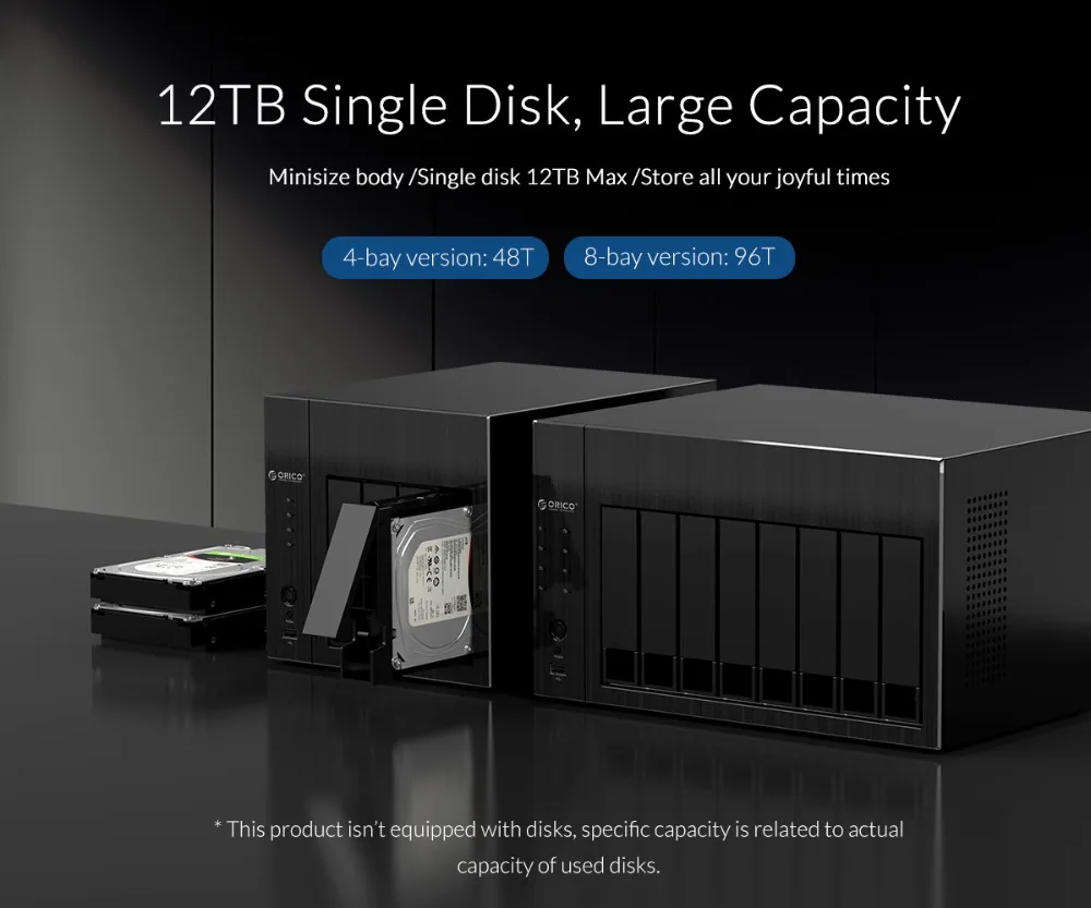 ORICO OS Series док станция для жесткого диска 2 5 3 ''NAS 4 Bay Сетевое хранилище с RAID Gen7