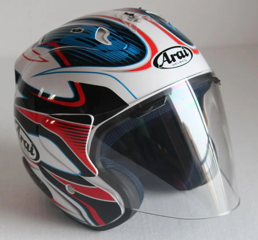 Лидер продаж ARAI 3/4 шлем мотоциклетный половина шлем открытым уход за кожей лица шлем-каска Мотокросс Размеры: S M L XL XXL, Capacete - Цвет: Design 18