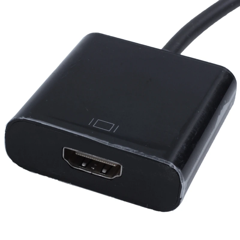Порт дисплея DP Мужской HDMI Женский M / F Кабель Адаптера Запасные части черный| |
