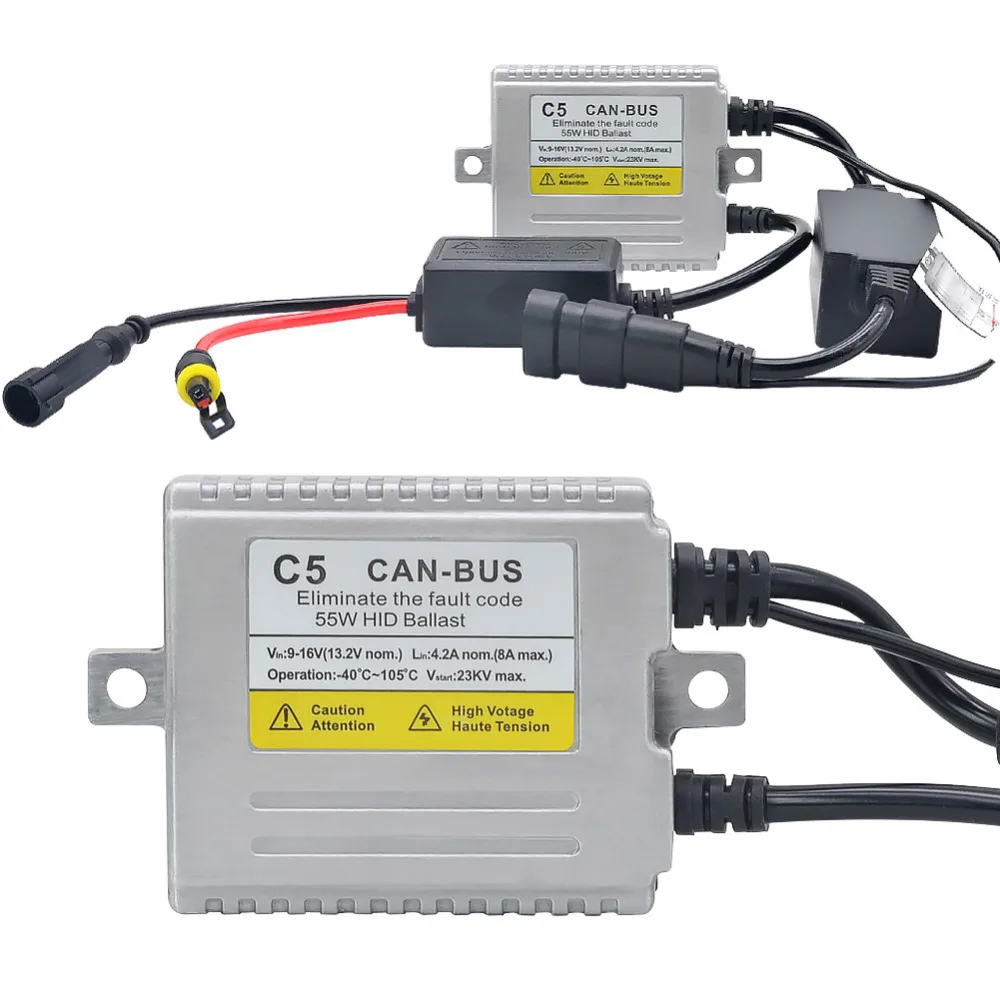 Ксеноновый H7 C5 55W Canbus xenon H4 9005 9006 881 H1 H3 H11 HID Комплект 4300k 5000k 6000k 8000k Электронный