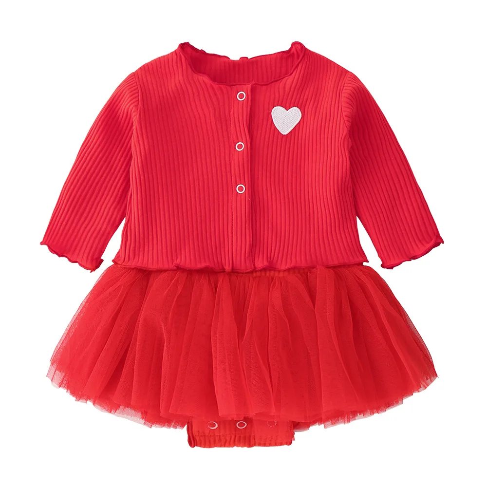 New baby clothing two-piece suit triangle sleeveless gauze jumpsuit + long-sleeved cardigan girl clothes | Детская одежда и обувь