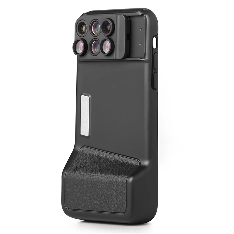 with Bluetooth 6 в 1 линза для двойной камеры для IPhone X 10 10X/20X зум макро объектив телескоп объектив+ Bluetooth+ чехол для iPhone X - Цвет: with Bluetooth