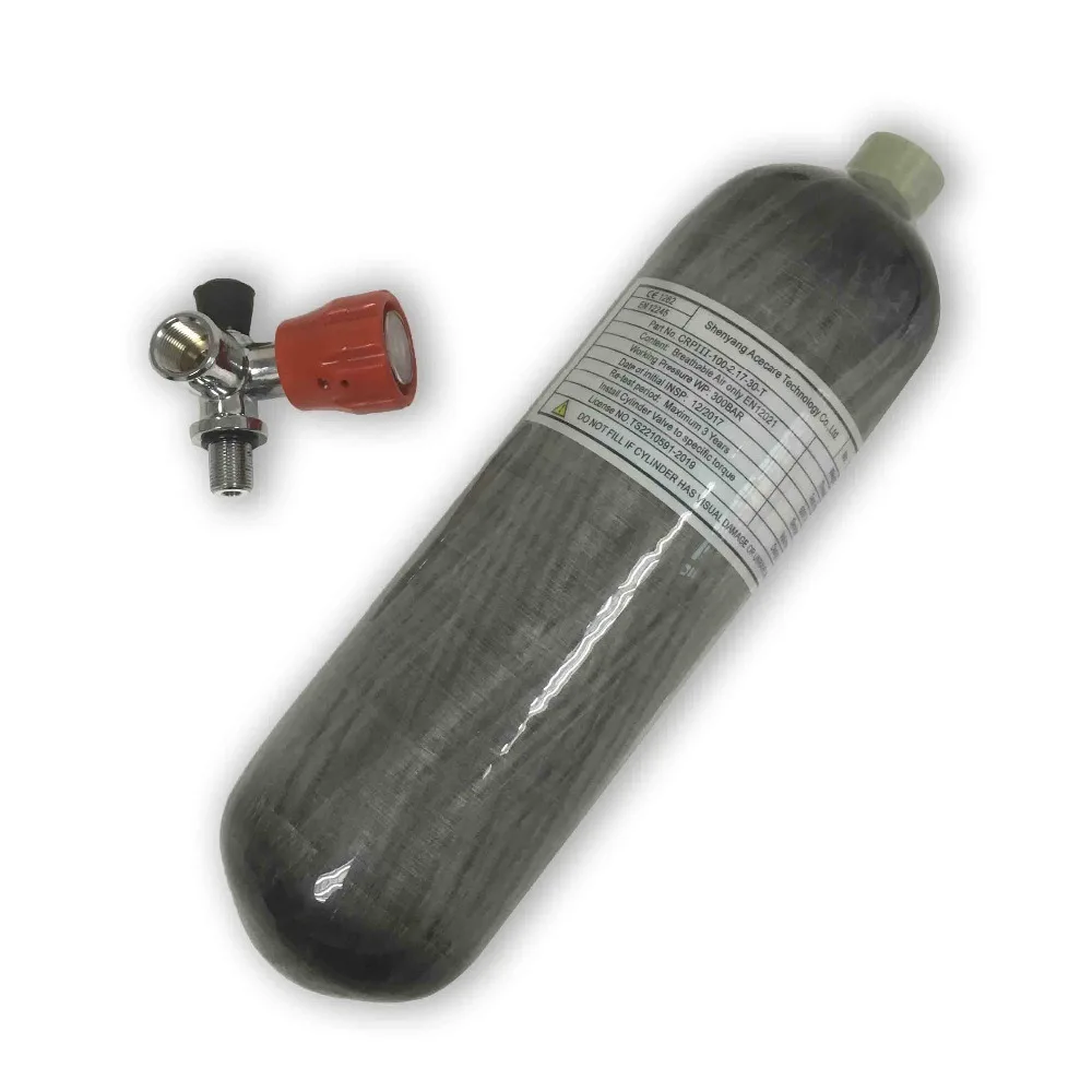 Цилиндр из углеродного волокна AC121711 Acecare 2.17L 4500Psi для охоты пейнтбола бака