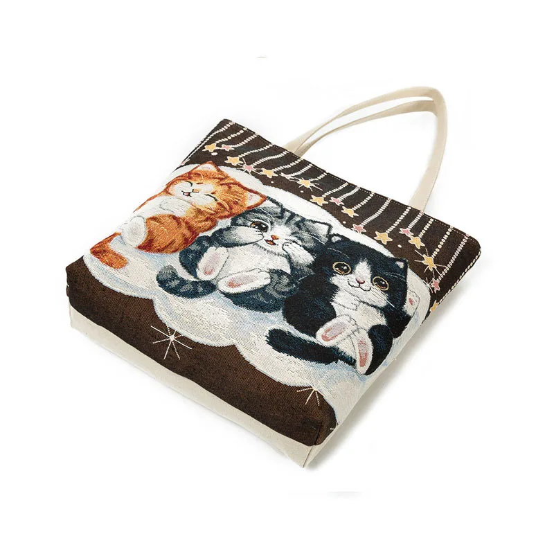 2018 New Printed Canvas Tote Female Single Shopping Bags Large Capacity Women Beach Casual Feminina Shoulder | Багаж и сумки