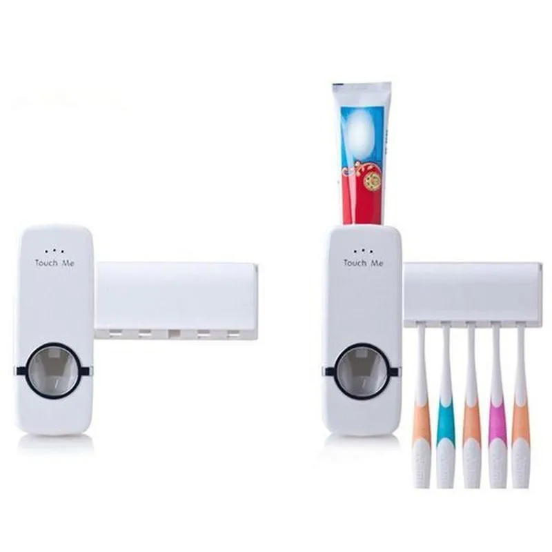 2pcs/set Automatic Toothpaste Dispenser Toothbrush Holder Sets Oral Care Tube Squeezer | Дом и сад