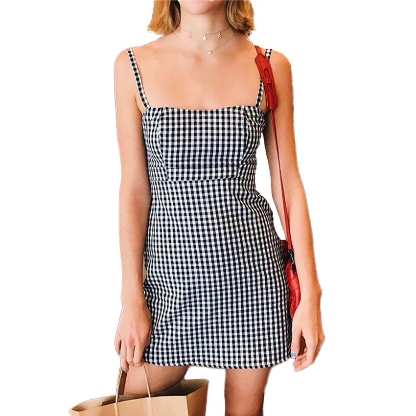 Новая мода 2018 летнее Бандажное Платье женское маленькое квадратное мини пляжное