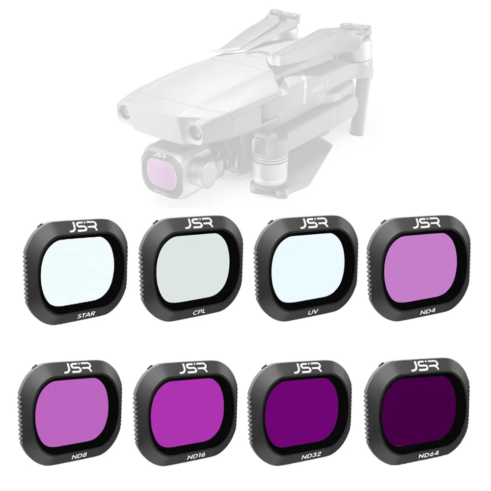Фильтр объектива UV CPL PL ND4 ND8 ND16 ND32 ND64 Star 6 линий точек нейтральной плотности для DJI