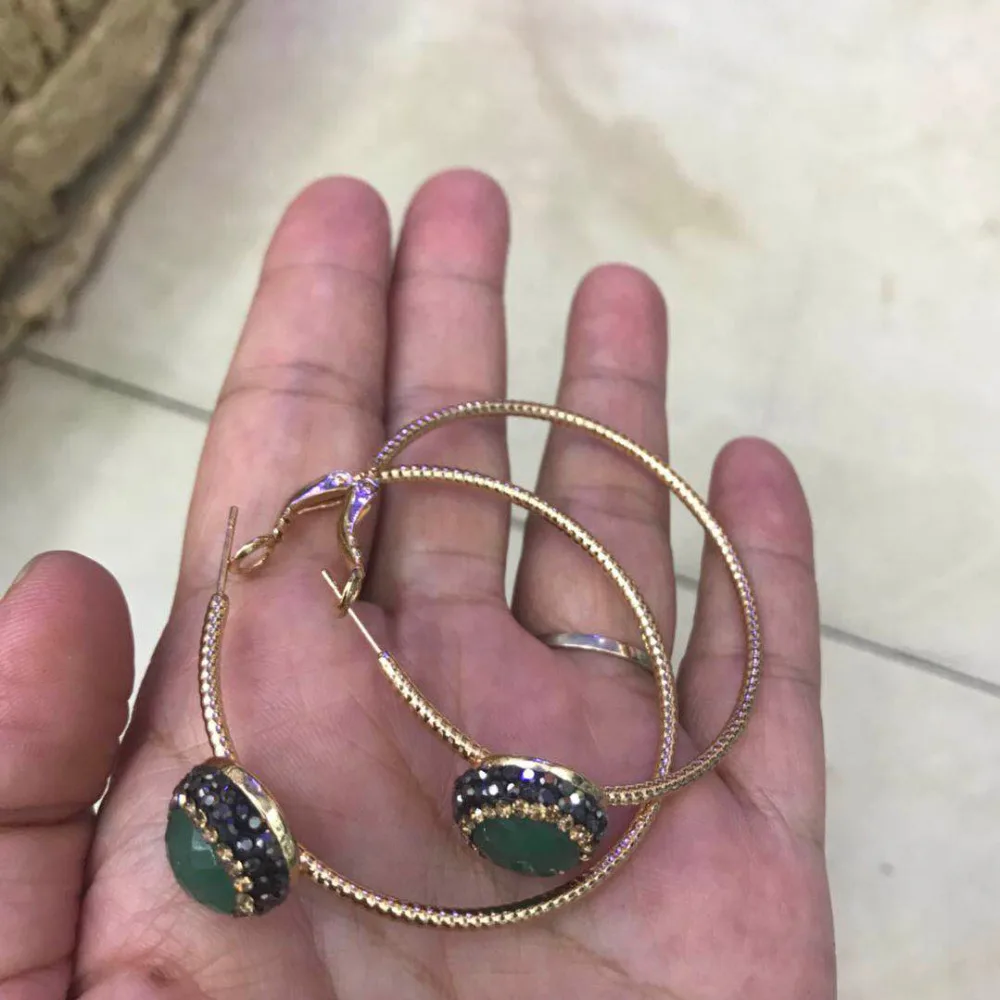 Граненые бирюзовые синие винтажные Зеленые Черные Кристальные паве черные