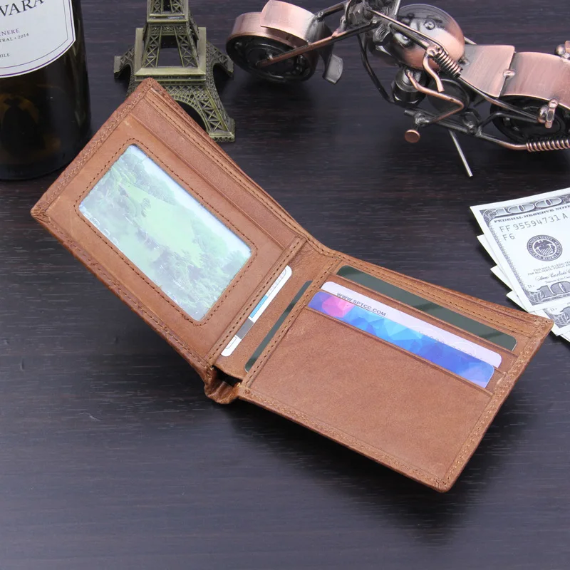 Брендовые мужские кошельки из воловьей кожи дизайнерский кошелек натуральной с