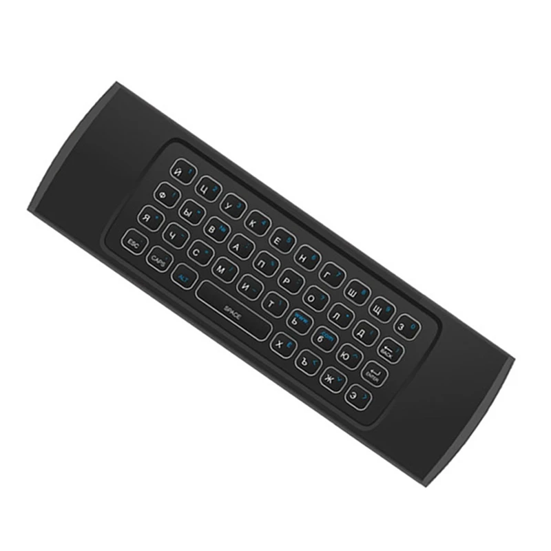 Mx3 Русская клавиатура Air Mouse 2 4G мини подсветка Беспроводная Дистанционное