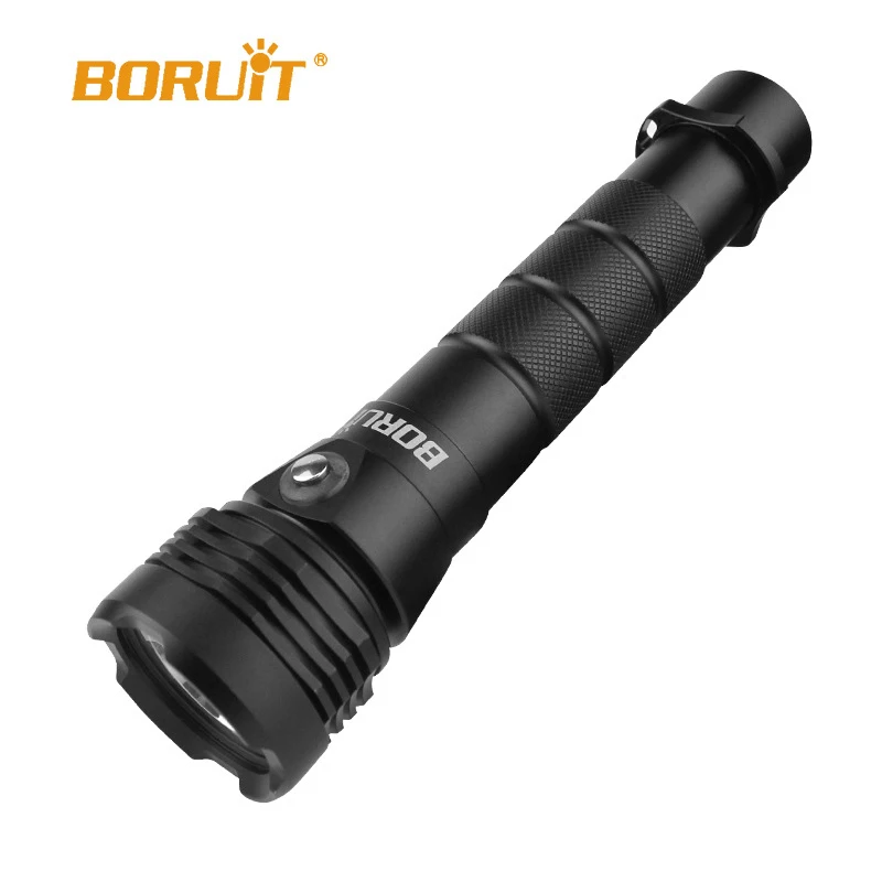Светодиодный фонарик Boruit M52 1xCREE XHP50 3000 люмен 3 режима для дайвинга (2x1865