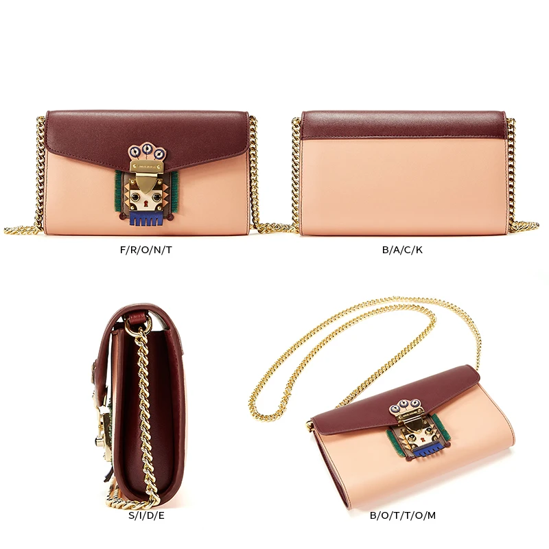Сумка мессенджер Женская на цепочке из спилковой кожи|chain bag|crossbody bags for womenbags women |