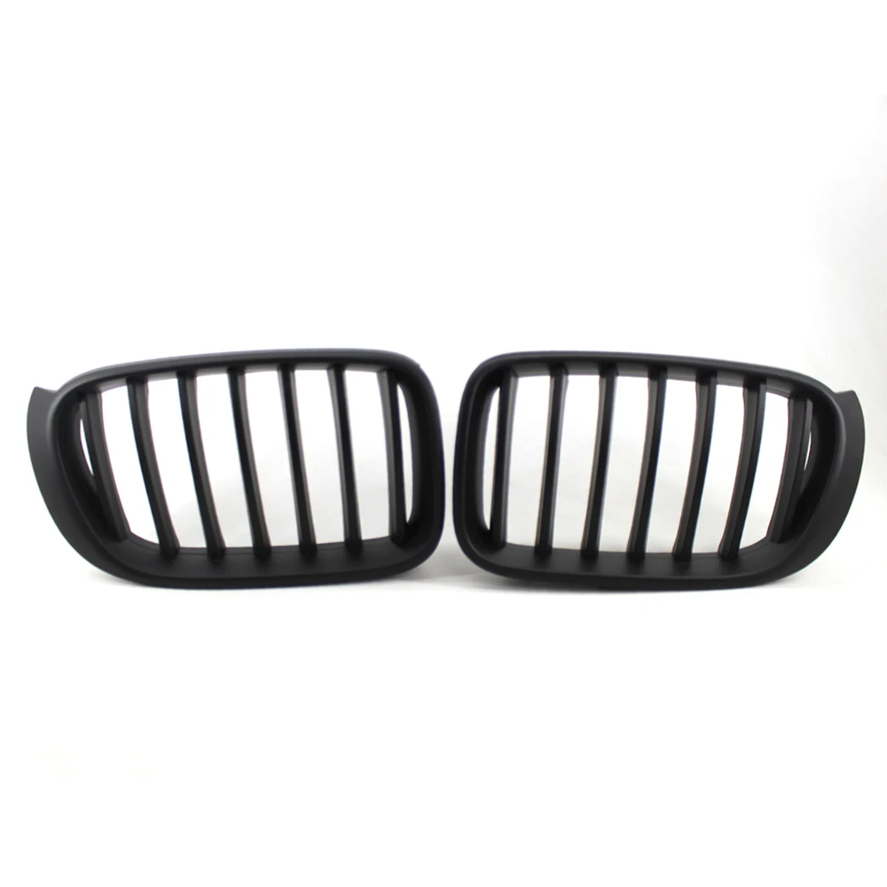 

Matte Black Front Hood Grille FIT FOR BMW F25 LCI X3 F26 X4 15-17 X4M X Line