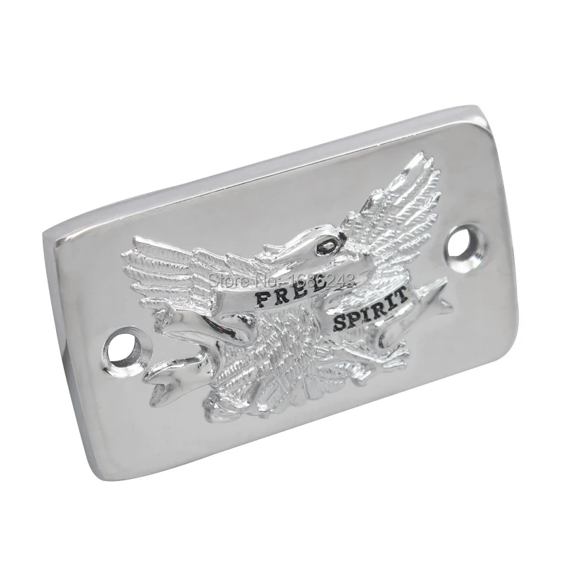Хромированная крышка бачка главного тормозного цилиндра мотоцикла Eagle Free Spirit