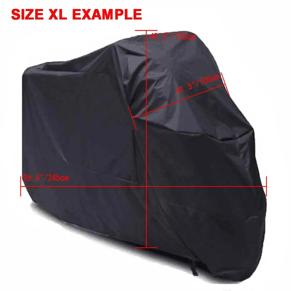 Чехол для мотоцикла водонепроницаемый улицы защита от пыли дождя Honda Виктории