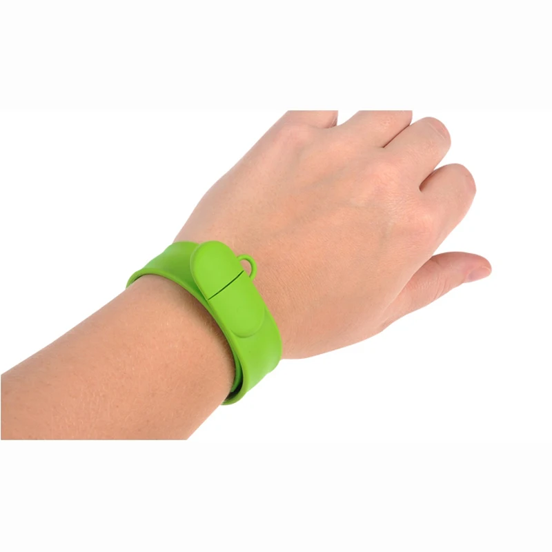 50 шт./лот Slap Wristband 4 ГБ-32 Гб USB флеш-накопитель/ручка-накопитель/палочки печать