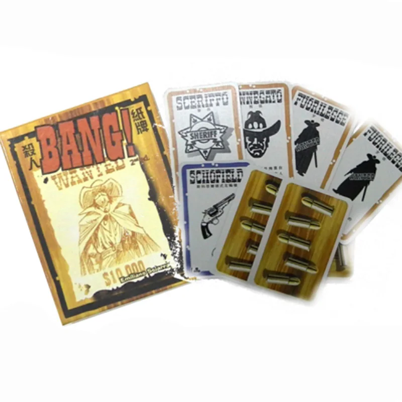 Настольная игра Bang 4 7 игроков китайская версия семейная настольная