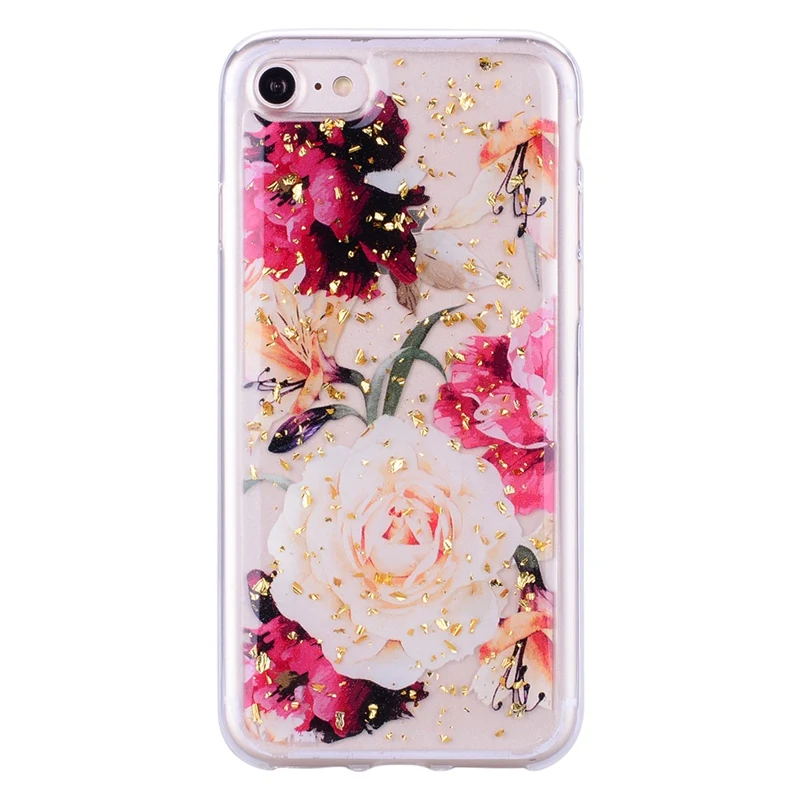 Luxury gold foil Epoxy cartoon full soft phone case for iPhone 7 8 6 6s PLUS X 10 XR XS max 8plus 7plus |