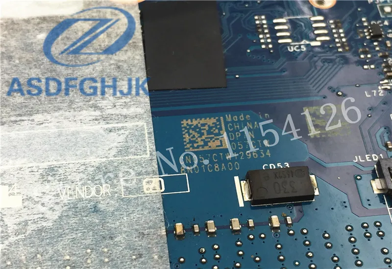 Материнская плата для ноутбука Dell материнская Latitude E5540 57CTW 057CTW CN i3 4030U встроенная