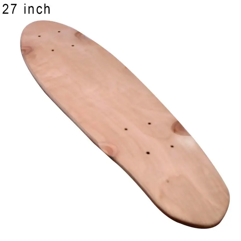 

2018 Fashion 24 Inch / 27 Inch Maple Deck Fish Skateboard Deck Single Rocker Skateboard Professional Seven-Layer Deck
