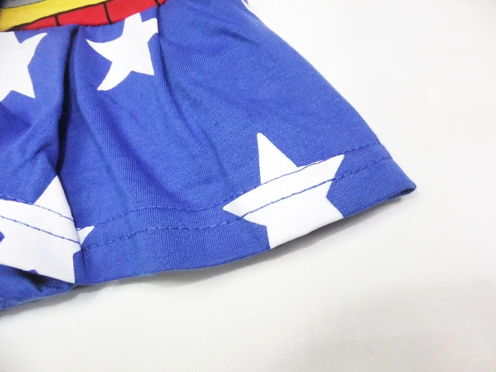 6 месяцев-2 года Вечеринка Детский комикс костюм на Хэллоуин одежда для