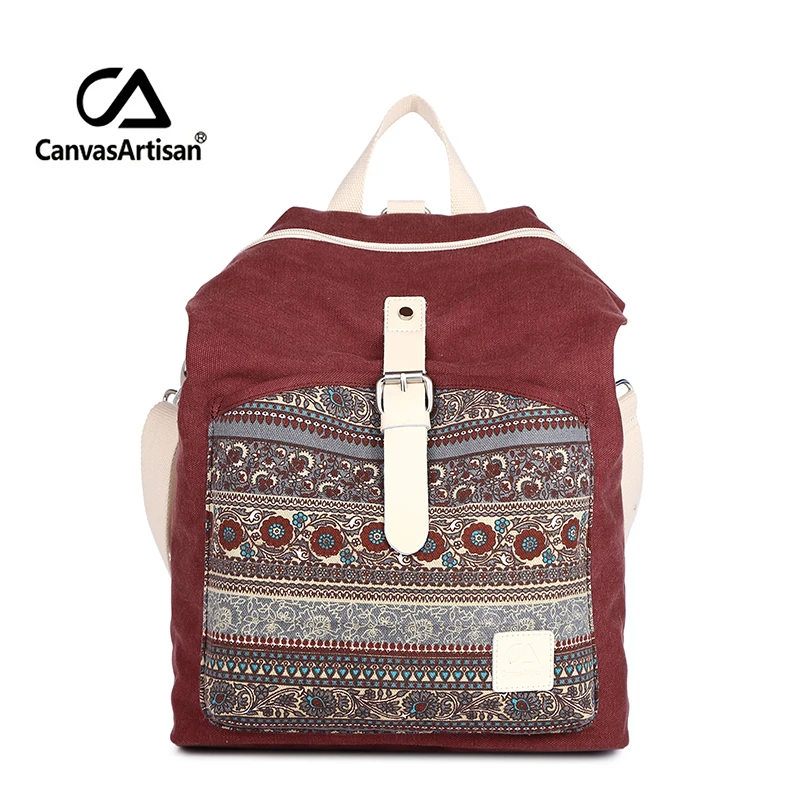 Canvasartisan высококачественный женский холщовый рюкзак сумка для книг женская на