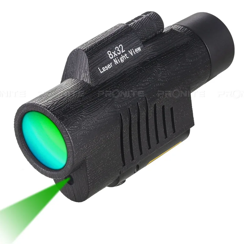 Профессиональный Монокуляр Zoom Vision 8x32 фокусирующий телескоп высокой мощности HD лазер ночного видения монокль охотничий Spyglass ночной вид