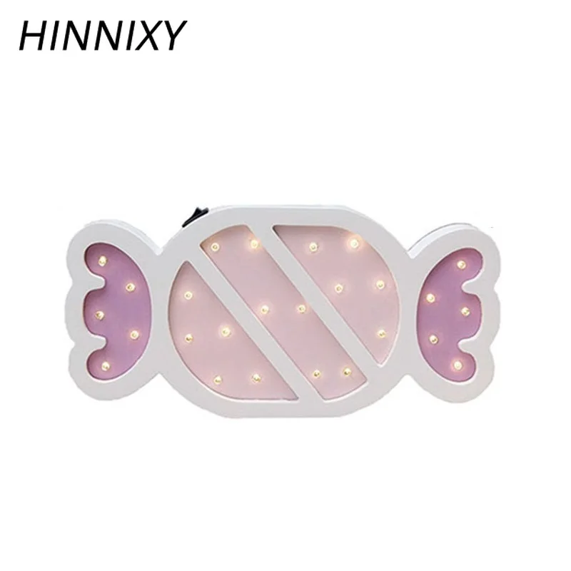 Hinnixy скандинавские карамельные ночные лампы для детей украшения детской спальни