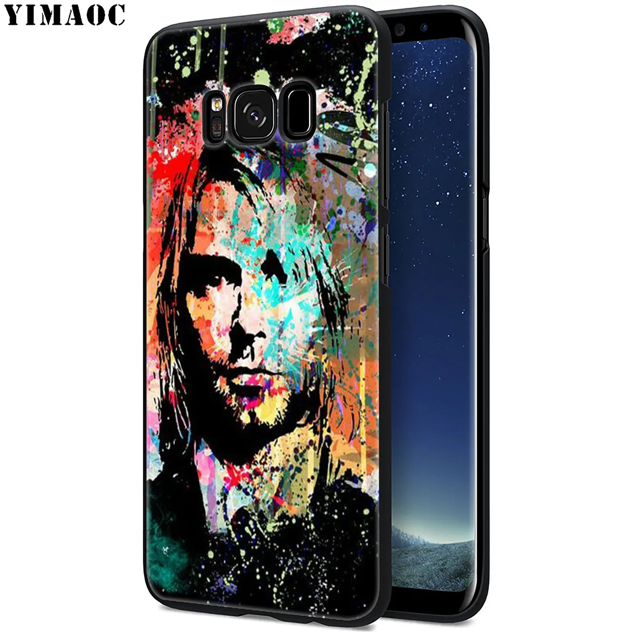 Мягкий силиконовый чехол YIMAOC Nirvana Kurt Cobain для Samsung Galaxy A6 A9 A8 A7 2018 A3 A5 2016 2017 Note 9 8 10 Plus