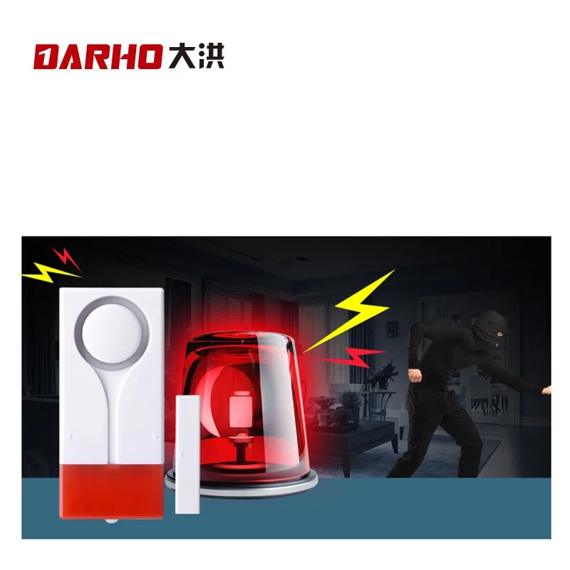 Darho, 433 МГц, система охранной сигнализации для дома, инфракрасный датчик, 110дб, датчик окна, двери, монитор, беспроводная система охранной сигнализации+ пульт дистанционного управления