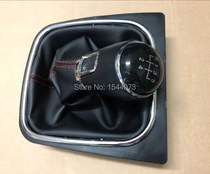 OEM Red Stitch Line рычаг переключения передач с PU крышкой для VW Jetta 5 6 GOLF VI MK5 MK6 5KD 711 113 |