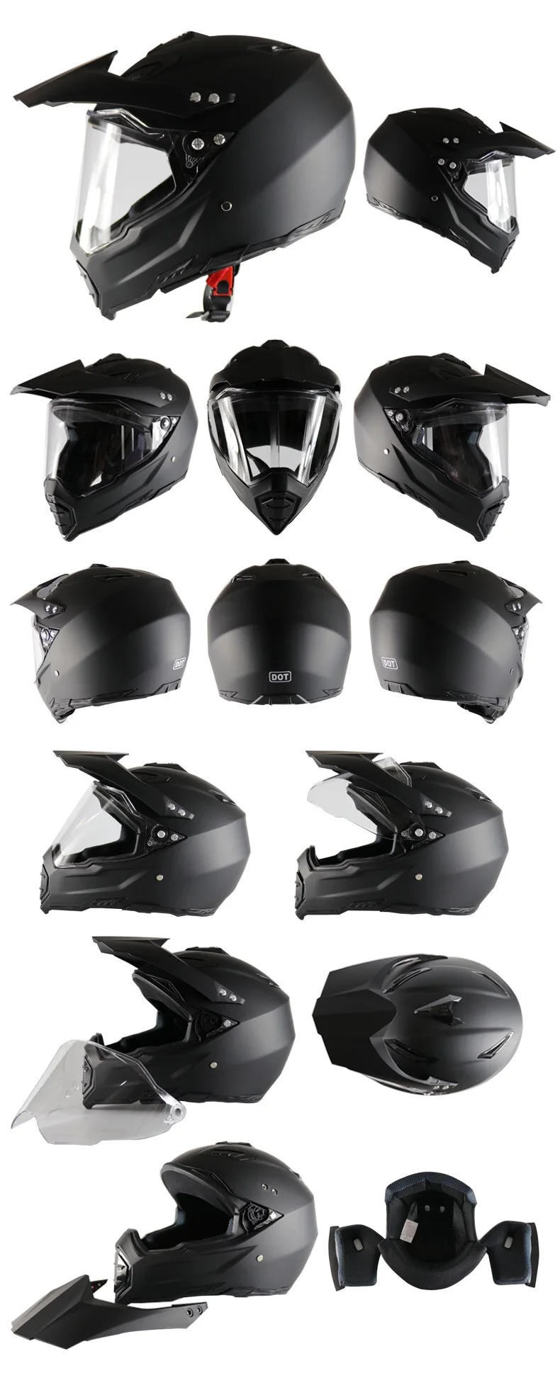 Free Shipping and 3 Gifts New Motorcycle Helmet Male Motorcycle Top Hat Top Quality Cross Off-Road Motorcycle Cross Dot Helmet