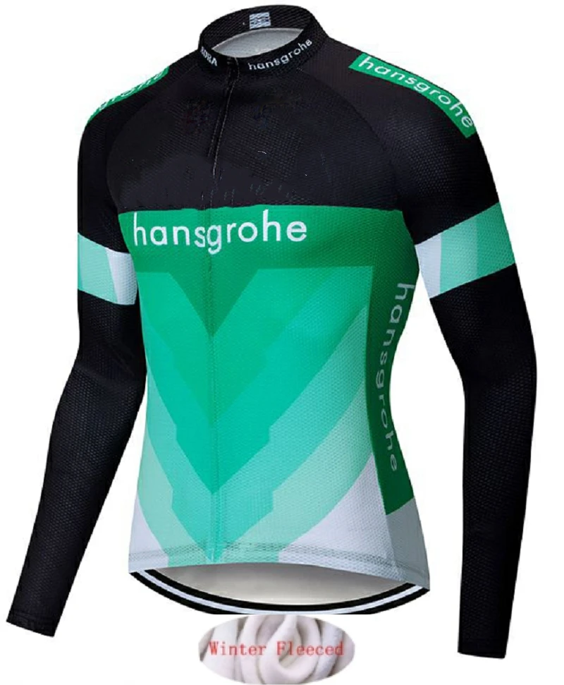 winter jersey Новая команда Велосипедная одежда костюм зимний термальный флис Велоспорт Джерси Набор гоночных Майо Одежда для велогонок Ropa Ciclismo - Цвет: winter jersey
