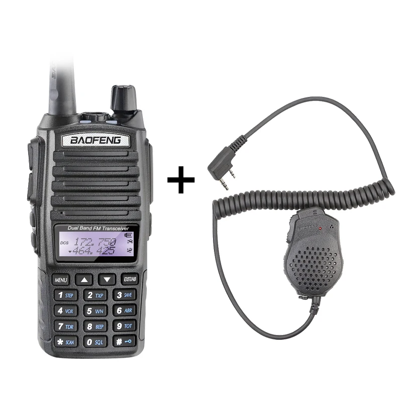 

Best Price Original Dual Separate PTT UV-82 VHF UHF 5W Walkie Talkie Flashlight Dual PTT Earphone