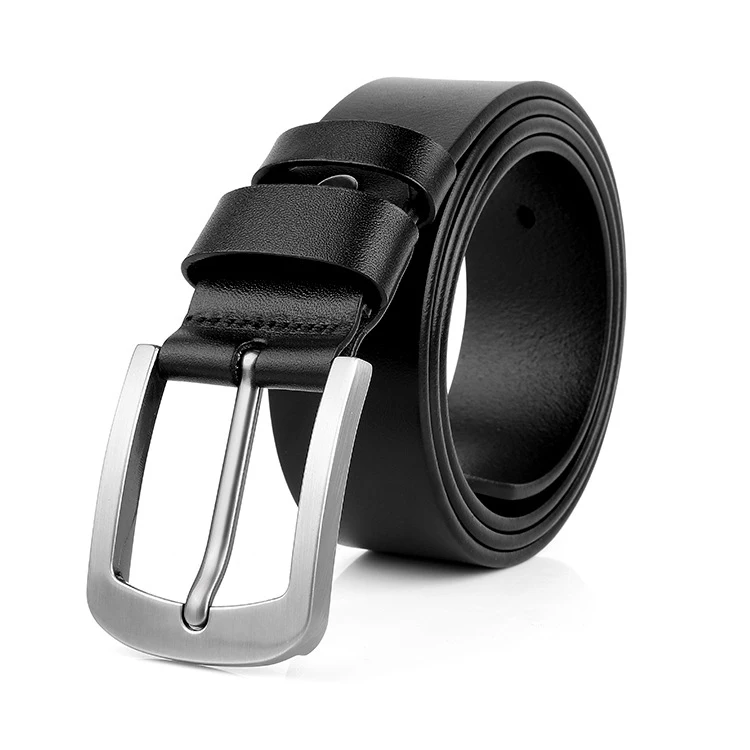 big and tall top quality cow genuine leather men belts black brown hot design jeans belt for male original luxury brand | Аксессуары для