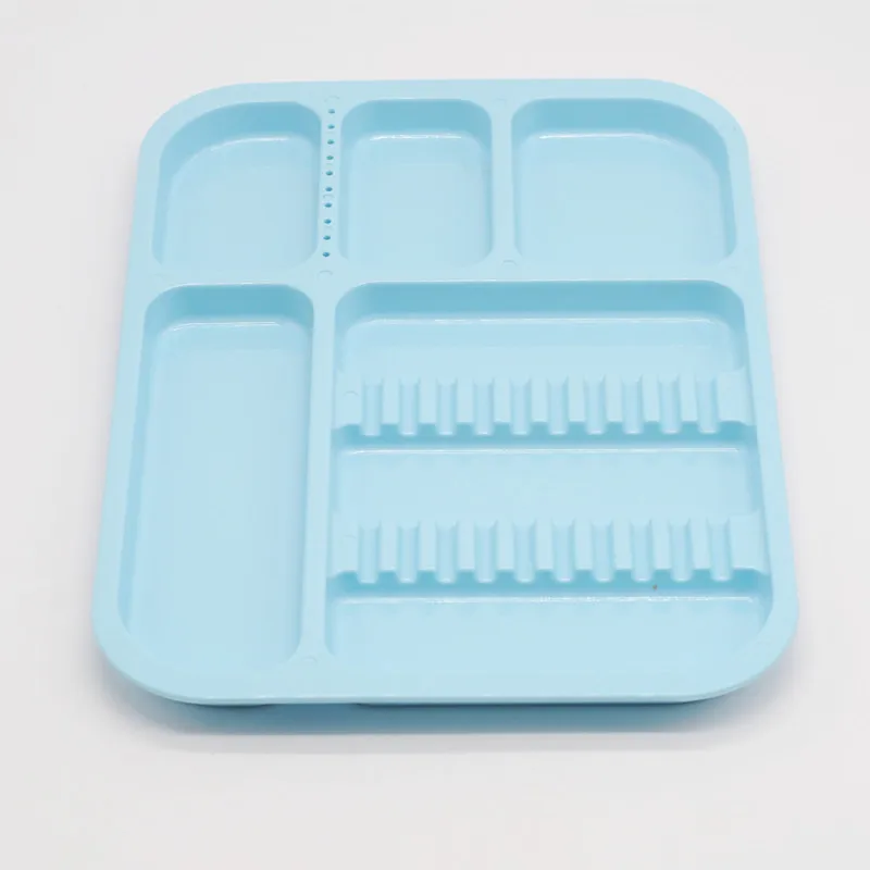 

Dental Clinic Item 1Pcs Divided Separate Type Tray Plastic Instrument Autoclavable For Dentist Lab