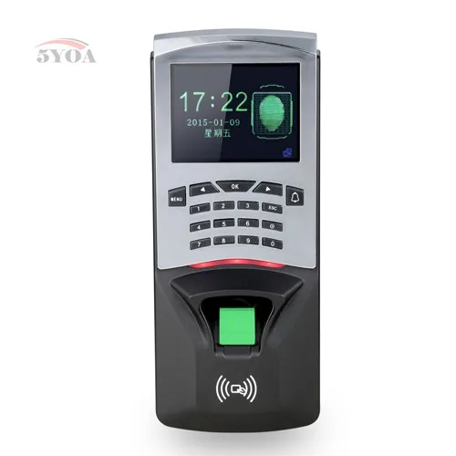 Система контроля доступа RFID со сканером отпечатков пальцев комплект стеклянных