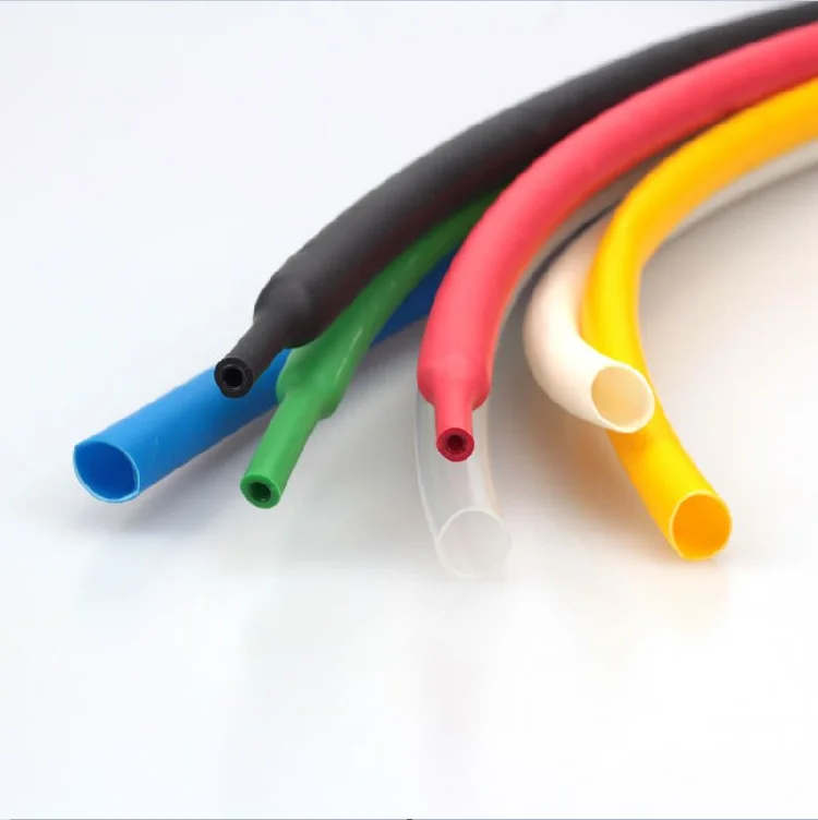 

Free shipping Heat Shrink Tube Sleeve for iPad iPhone 5 6 7 8 USB Data Charger Cable Fix Black/Red/Yellow/Green/Blue/White/Clear