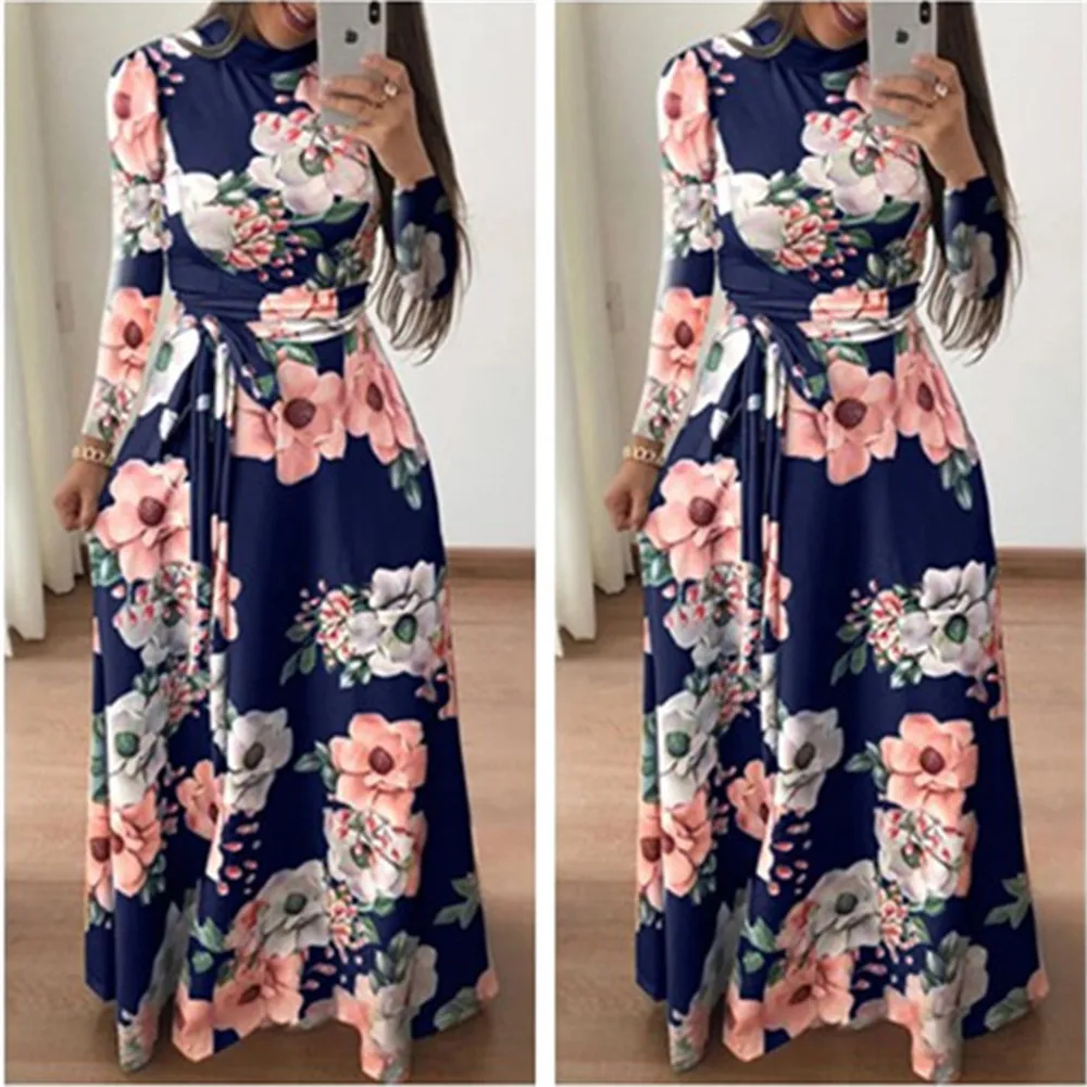 2020 свободное время печати бандаж платье миди Suit Dress Drop Shipping|Женские платья| |