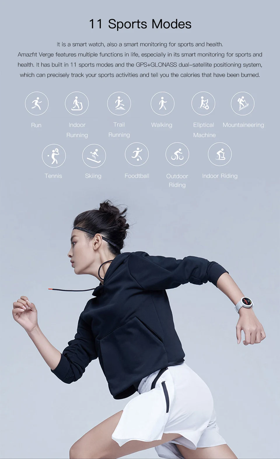 Глобальная версия Hua mi AMAZFIT Verge 3 gps умные часы IP68 AMOLED экран ответ на звонки умные часы мульти спортивные для mi 8