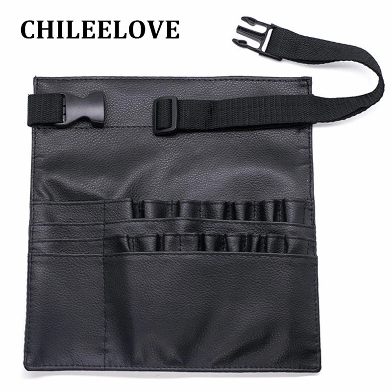 Chileelove 20 черная дыра Макияж Расчёски для волос чехол Макияж сумка талии Кисточки ремень Профессиональный переносной составляют косметическое средство