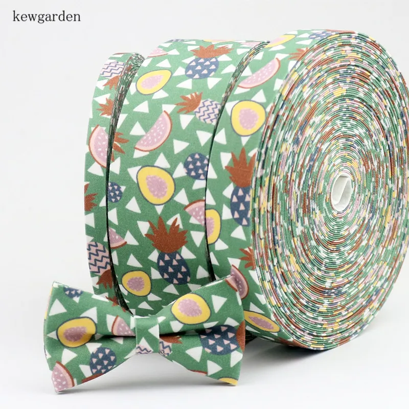 Kewgarden 25 мм 1 &quotЦветные фруктовые хлопковые многослойные тканевые ленты ручной