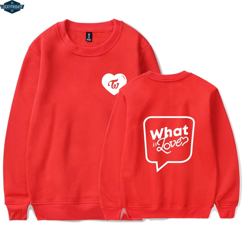 Twice Sweatshirts Men Casual Crewneck Kpop Hoodie Harajuku Pullover Sweatshirt Fashion Female Cool Plus Size Tops | Мужская одежда