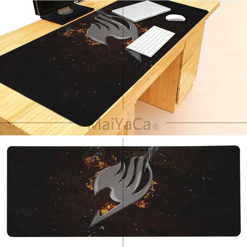 Lock Edge 30x60cm MaiYaCa, большой игровой коврик для мыши из натурального каучука, сказочный хвост, большой игровой коврик для мыши, коврик для мыши, коврик для клавиатуры - Цвет: Lock Edge 30x60cm