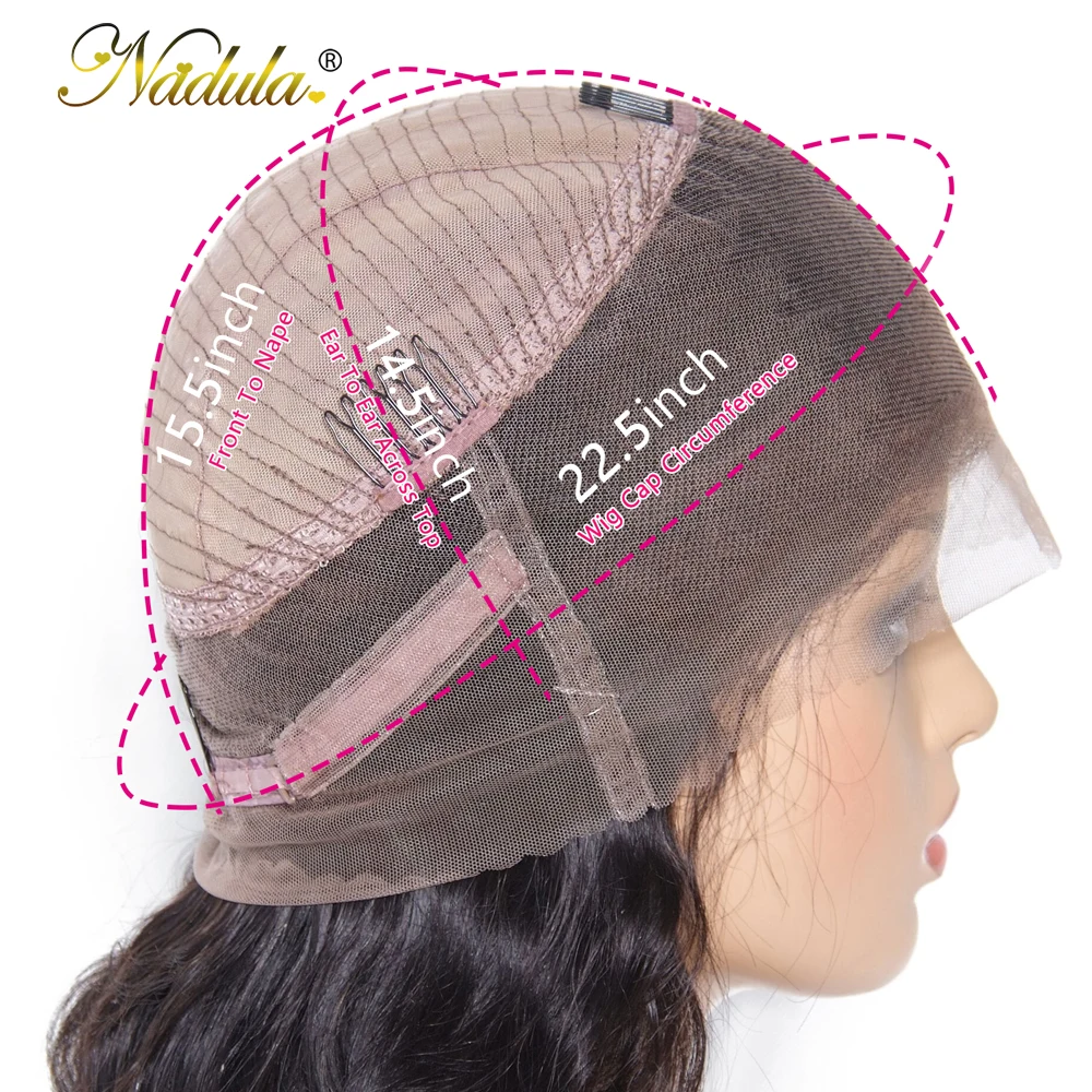 Nadula Hair Water Wave Human Hair Full Lace Wigs Pre Plucked Natural Hairline With Baby Hair Brazilian Remy Hair Wigs for Women