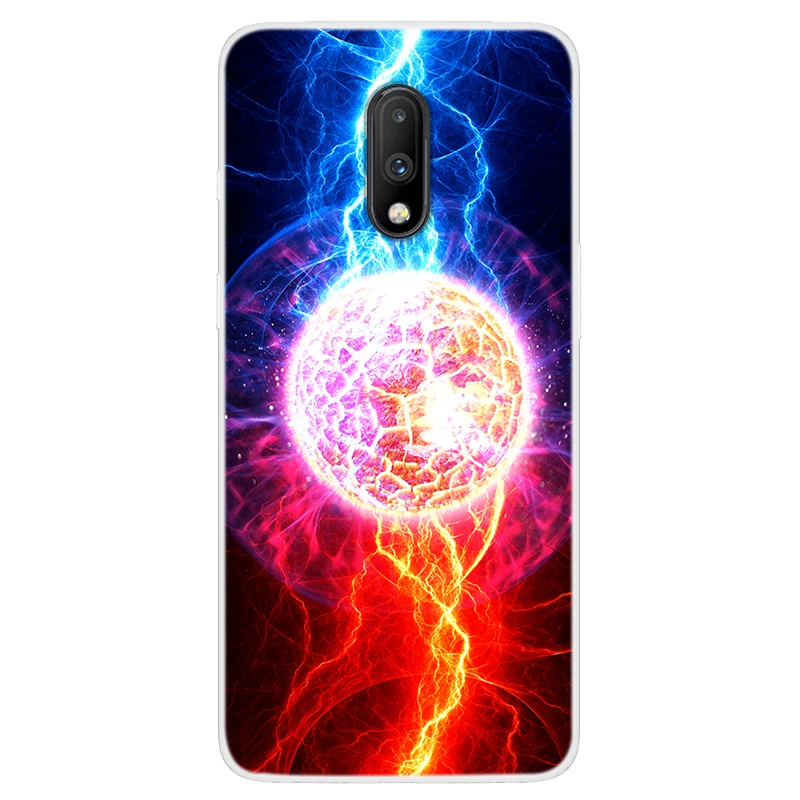 Силиконовый чехол для OnePlus 7T Pro One Plus 7Pro мягкая задняя крышка с художественным