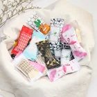 100 шт.лот фламинго, кактус, узор ручной работы, пластиковая нуга для украшения пищевых продуктов, упаковка для конфет, пакеты для выпечки, инструмент для выпечки