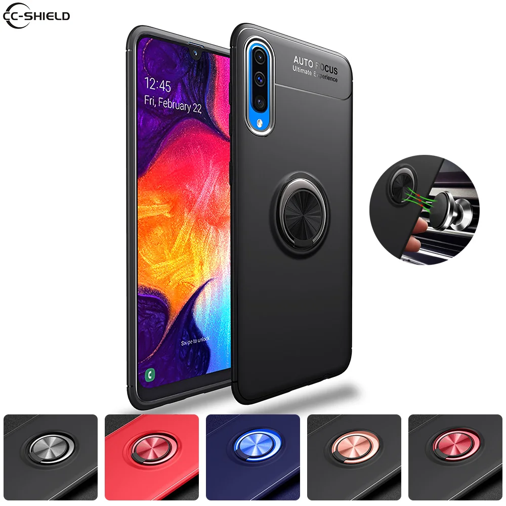 Soft Silicone Case for Samsung Galaxy A50 A 50 2019 SM-A505FN SM-A505FM/DS SM A505FN A505FM/DS Ring Phone Cover TPU Cases |