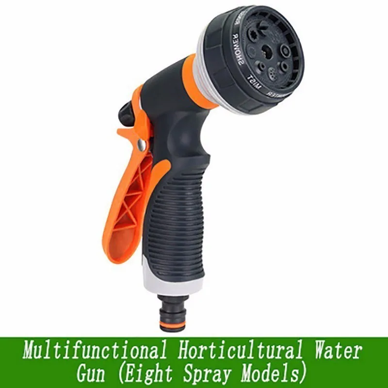 Single water gun Сад поливочный пистолет опрыскиватели с разъемом шланг для поливка газона шланг брызг воды пистолет с соплом Чистка газон наборы для полива - Цвет: Single water gun