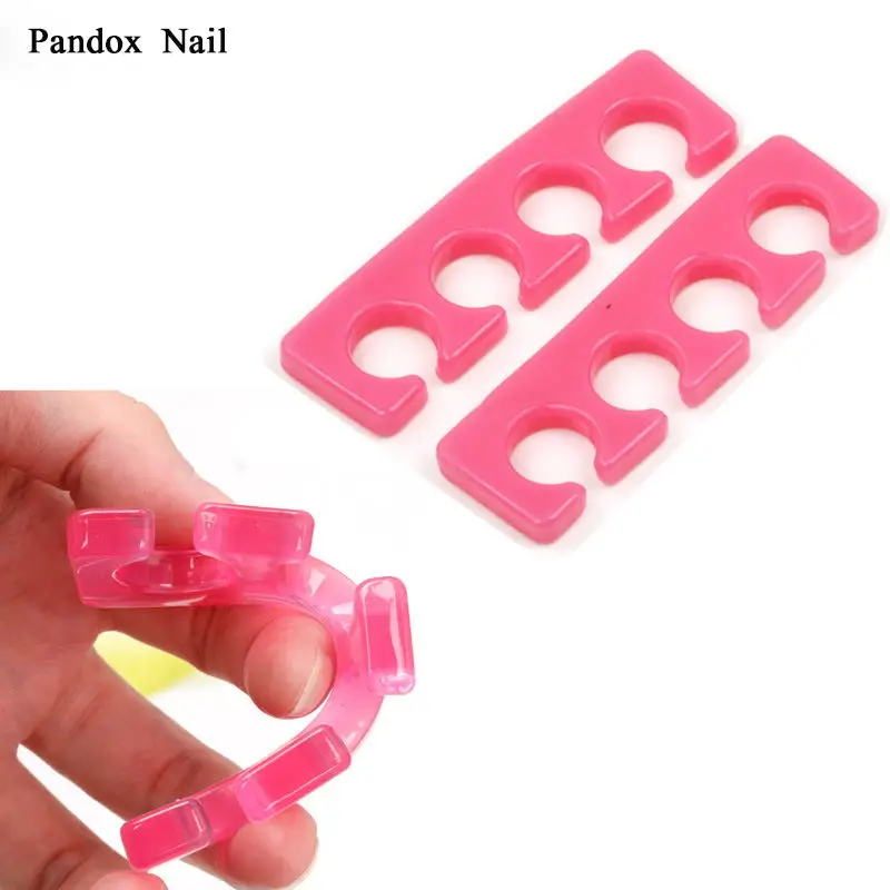 2 шт. упак. силиконовый разделитель для пальцев и маникюра педикюра инструмент